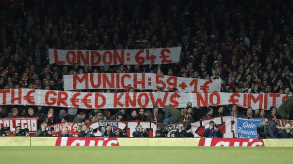 Arsenal and Bayern Munich charged by Uefa for fan behaviour