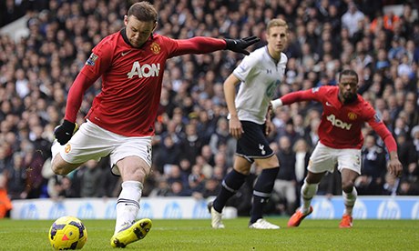 Wayne Rooney scores